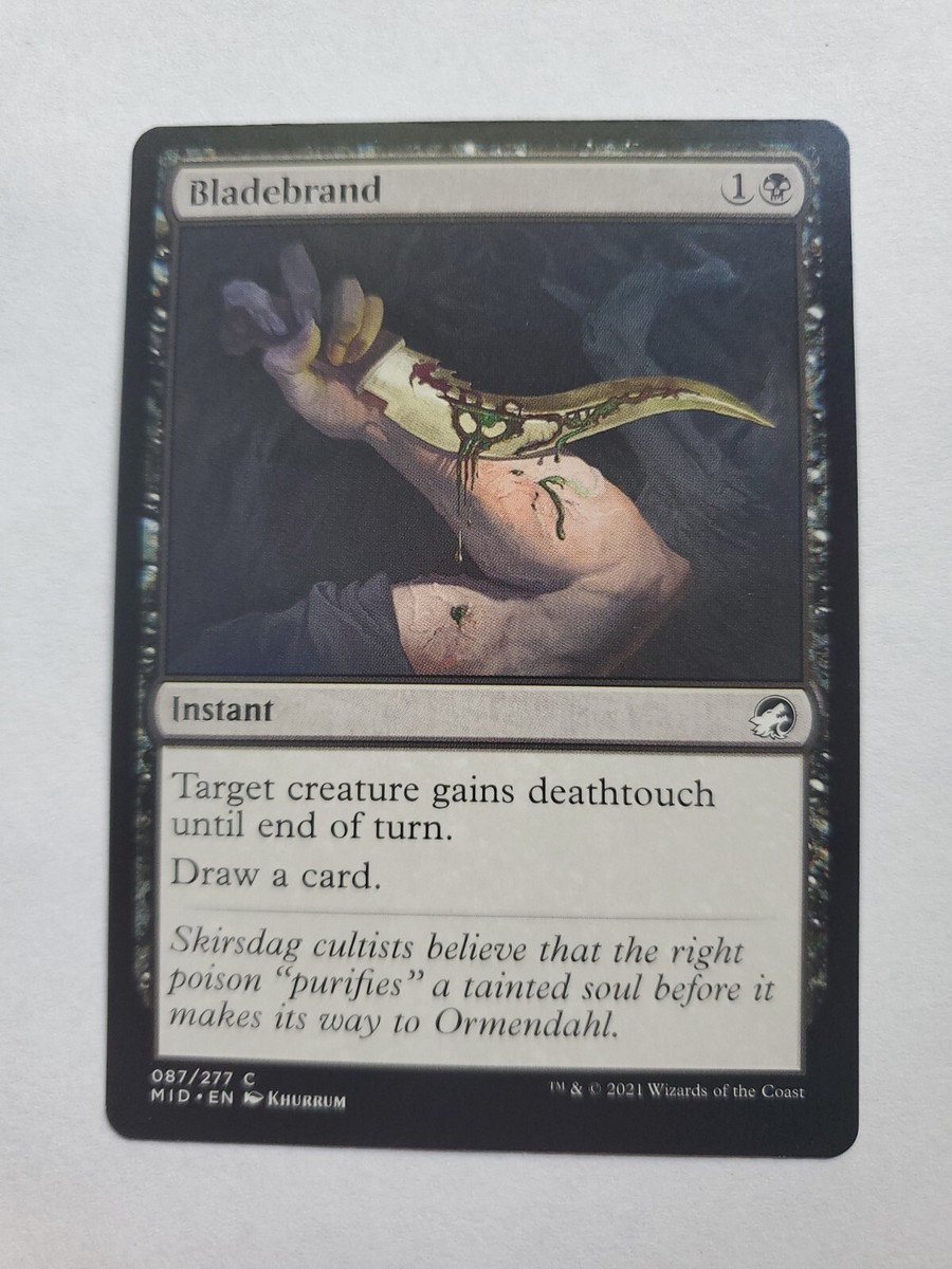 mtg midnight hunt black cards Magic The Gathering - Innistrad - always looking for juicy prey Black Gets Mythic Rare Demon