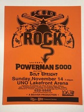 Kid Rock Concert Poster 1999 New Orleans - Orange