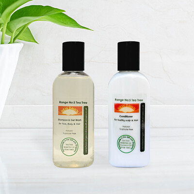 Natürliches Heilmittel für trockene schuppige Kopfhaut - Shampoo & Conditioner Pack