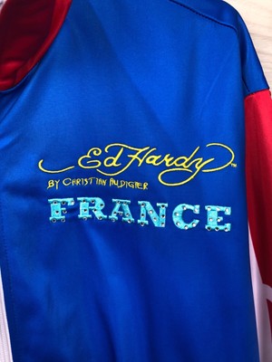 Veste Ed Hardy By Audigier - Taille M, Noire, Occasion En Très Bon état (TBE)