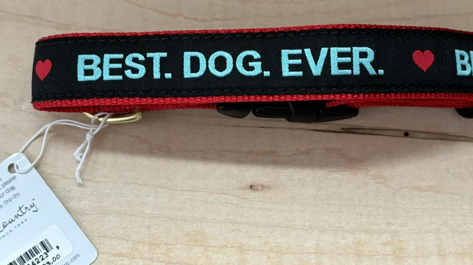 NUEVOS Collares Gráficos Country para Perros Mejor Perro, S, M o L Foto 3 de 3