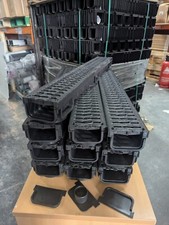 Drainage Channel Driveway & Patios 10mtr Plastic Grating +Free accessories