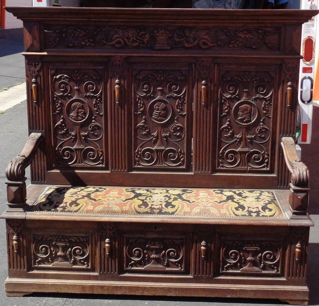 ソファ・ベンチ Antique Bench 120 ソファ・ベンチ Antique Bench 120 Victorian Style Sofa Bench