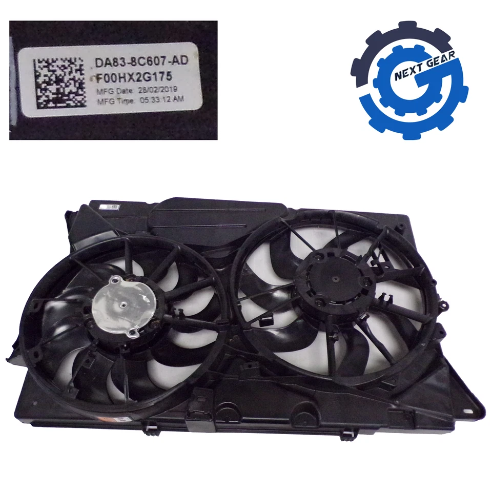 Ventilador de refrigeración del radiador Ford fabricante de equipos originales para Explorer Flex Lincoln MKT DA8Z8C607B 2011-2019 Foto 2 de 4