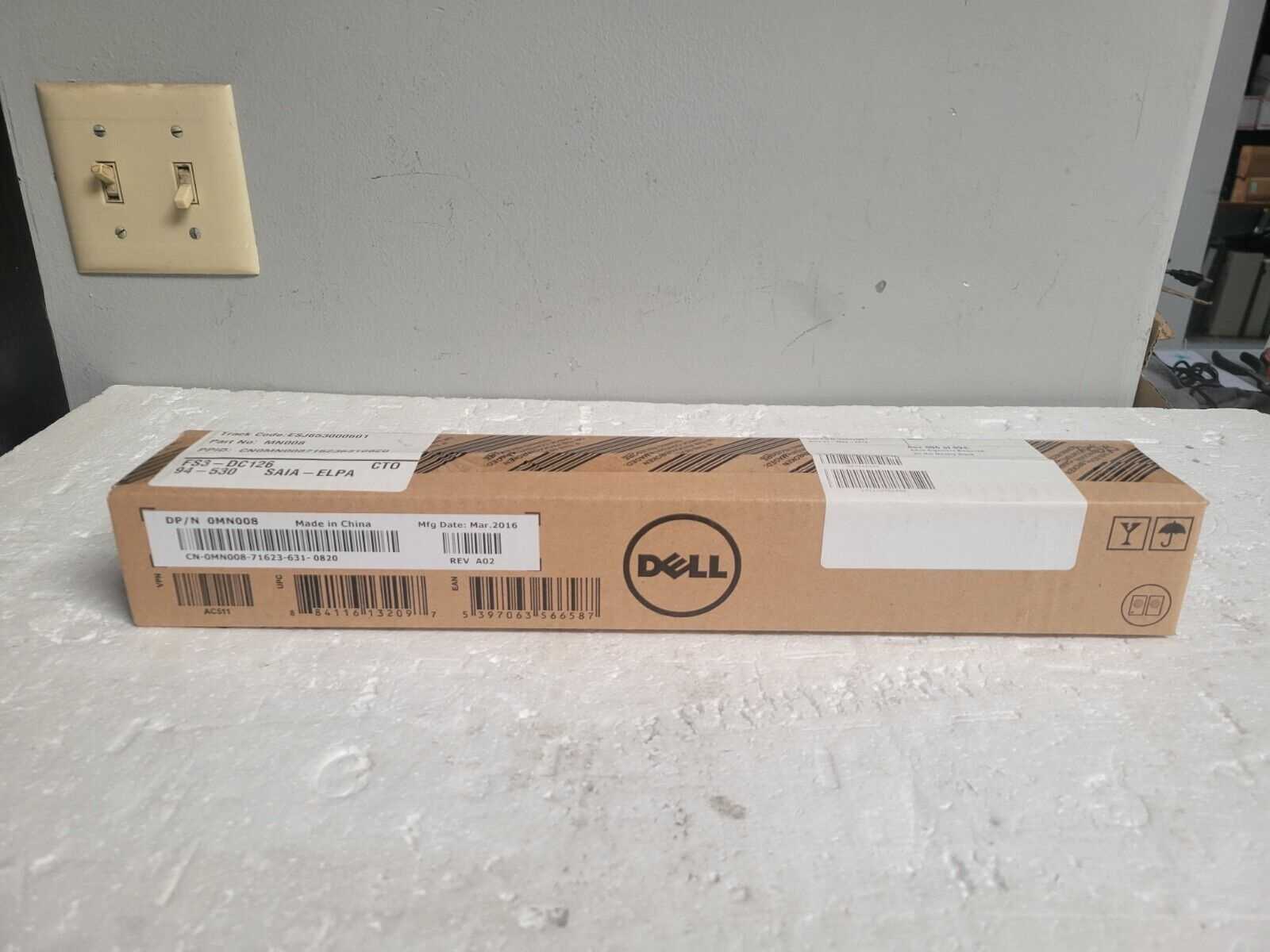 Dell AC511 USB Powered Black Sound Bar UltraSharp 0MN008 MN008