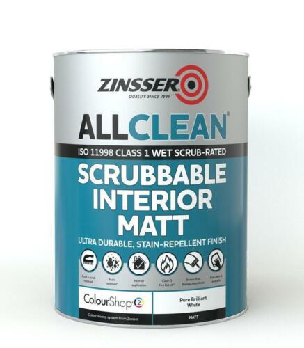 Zinsser AllClean White 2.5L/5L - Picture 3 of 3