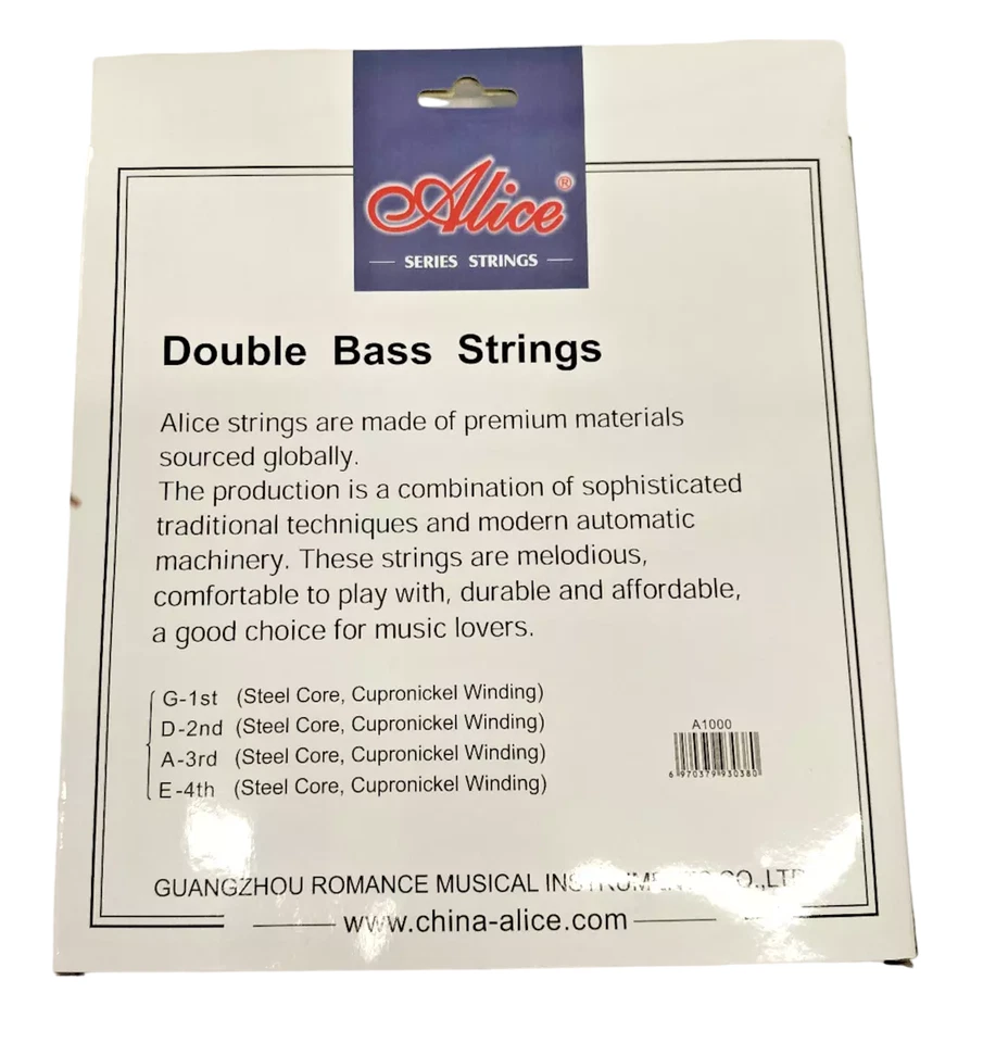 Muta Corde Contrabbasso Steel Core Double Bass String Set 4 Corde Cupronickel - Immagine 4 di 4