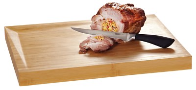 Kesper Tranchierbrett Schneidebrett Bambus 48 x 36,5 x 4,5 cm Servierbrett 59701