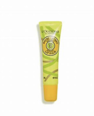 L Occitane Shea Butter 5% Bergamot Lip Balm .39oz   NEW   Chapped Lips Relief