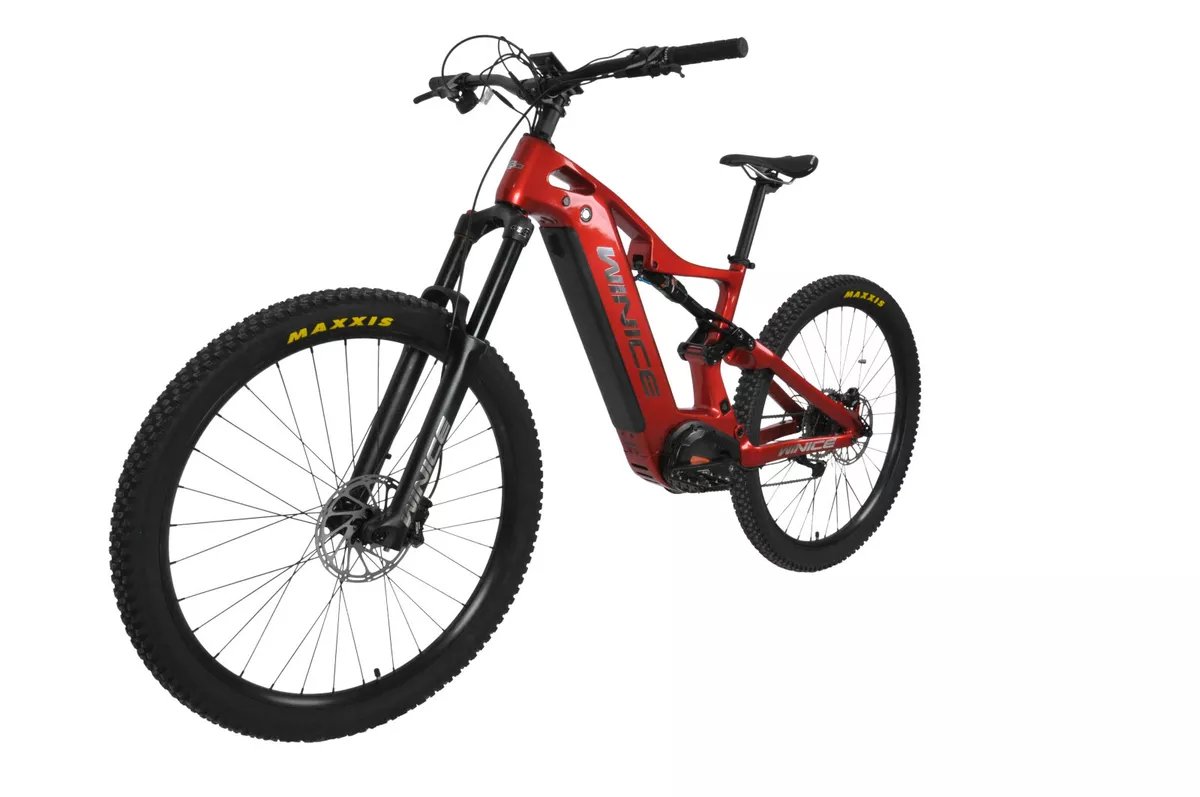 Dengfu E55 Carbon Ebike Full Suspension Mountain Bike Bike Bafang