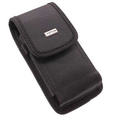 Rugged Case Belt Clip Holster Canvas Cover Pouch Carry for SmartPhones