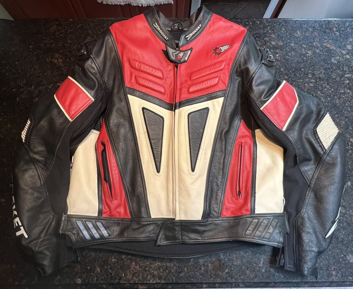 Vintage Joe Rocket Motorcycle Racing Jacket Red/White/Black Vintage Joe Rocket Motorcycle Racing Jacket Red/White/Black