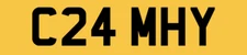 CAMMY CAMERON CAM NUMBER PLATE REGISTRATION C24 MHY PERSONAL UK CAR REG FOR SALE