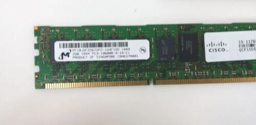 Memoria de computadora Cisco Dimm (Ram 2 GB de capacidad por módulo 1 módulo)