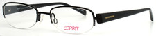 ESPRIT ET9348 538 Black Womens Oval Half Rim Eyeglasses 48-18-135 B:27
