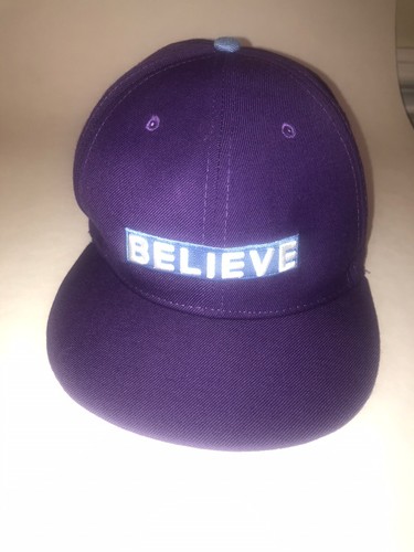 Baseball Snapback Hat-Purple 