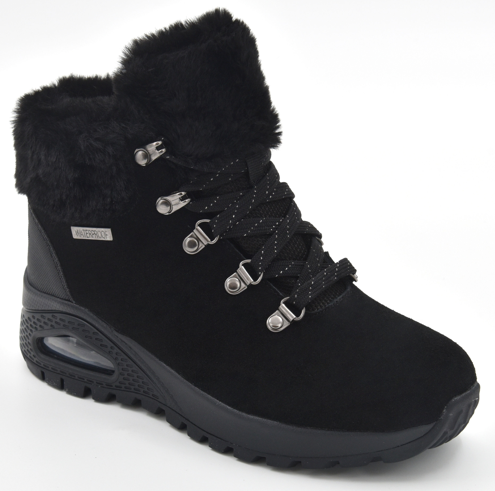 Skechers Women's Uno Rugged - Moonlight Ridge Waterproof Boot 167996 BBK