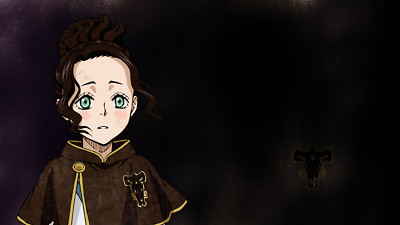 Anime black clover girls background green eyes charmy Playmat Game Mat Desk