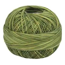 Lizbeth Egyptian Cotton Crochet Thread Size 40 Color 138 Leafy Green