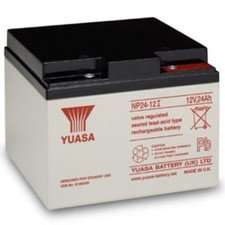 CSB GP 12260 (GP12260) YUASA Replacement Rechargeable Lead Acid Battery 12V 24Ah