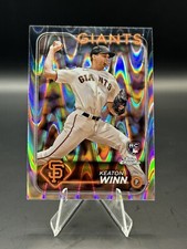 2024 Topps Chrome Keaton Winn #208 RayWave Refractor San Francisco Giants RC