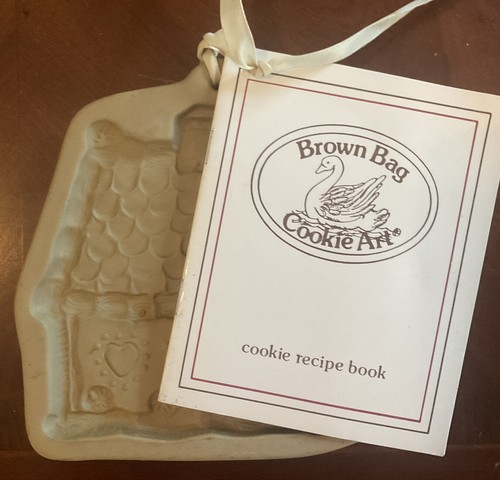 Bolso Marrón Galletas Arte PAN DE JENGIBRE CABAÑA Molde Galletas Retirado De Colección 1985. VENTA - Imagen 2 de 3