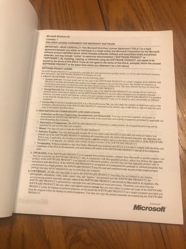 Microsoft Windows 95…Instruction Manual Only Ships N 24h - Picture 3 of 7