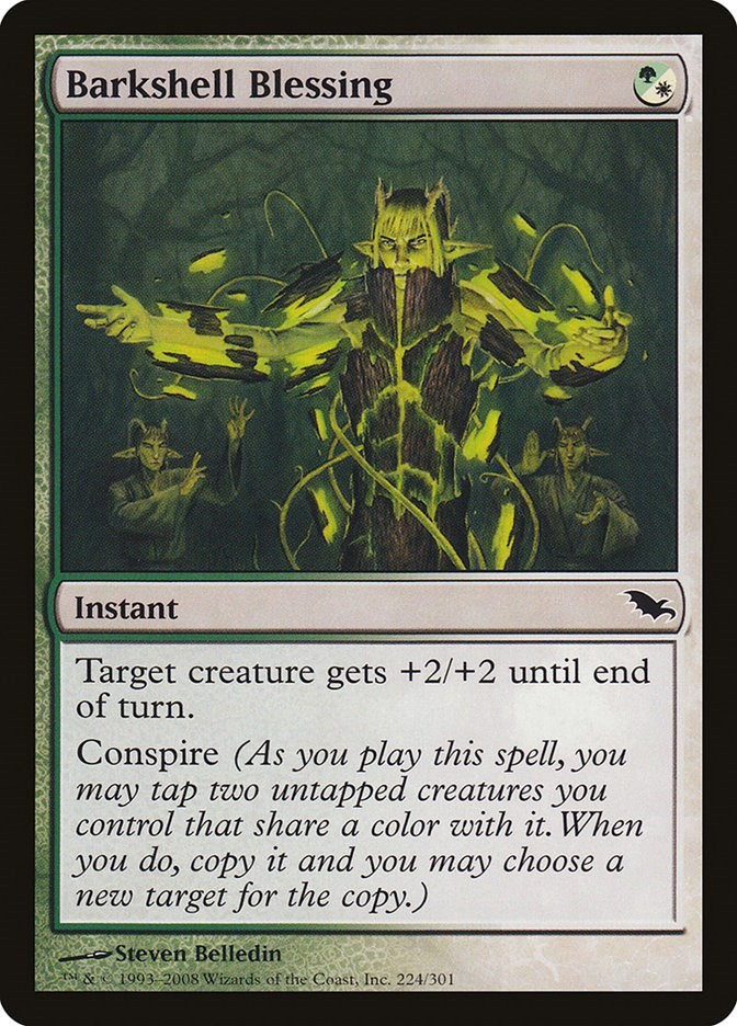 Shadowmoor Barkshell Blessing MTG Magic the Gathering NM