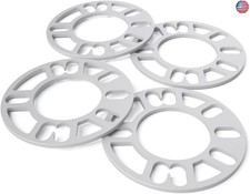 4Pcs Universal Wheel Spacers 5mm for Most 4 Lug 5 Lug Wheels, PCD 98mm to