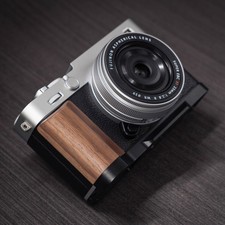 YUWOOD for Fujifilm XE5 Retro Wooden Camera GripPremium Anti-Slip Aluminum Base