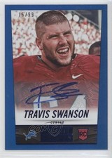 2014 Panini Hot Rookies Rookie Signatures Blue 16/99 Travis Swanson Auto 0a2