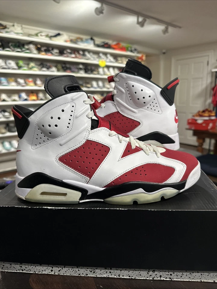 Talla 10 - Jordan 6 Retro OG Mid Carmine *USADO* Foto 2 de 4