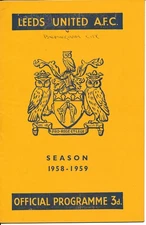 Leeds United v Birmingham City 1958/1959 - Football Programme