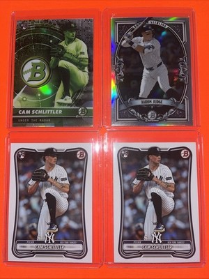 2026 Bowman Chrome Cam Schlittler Under the Radar | Aaron Judge Bowman Sterling