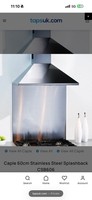 Caple Stainless Steel Splashback CSB606 60CM