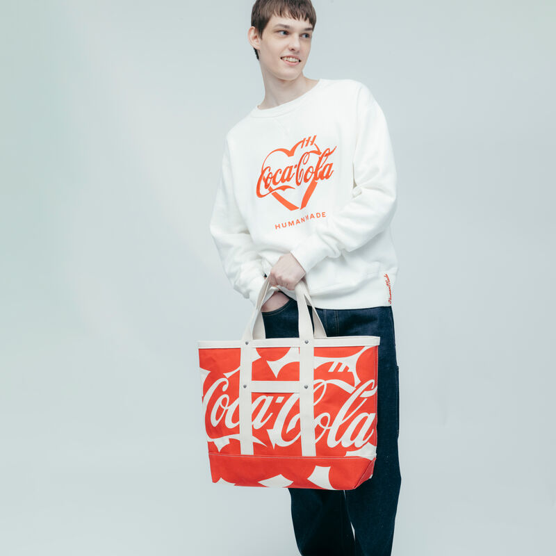 HUMAN MADE x Coca-Cola Tote Bag White XX31GD022 | eBay