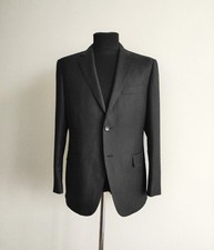 Suitsupply Napoli Mens Zignone Wool Charcoal Gray Suit Blazer Jacket IT 52 US 42