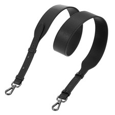 PU Leather Bag Strap Adjustable 41.7-45.3 Inch Black