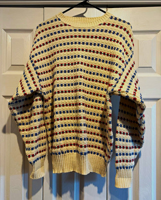 Vintage 100% cotton Pendleton Knit Women s Crewneck Pullover Sweater