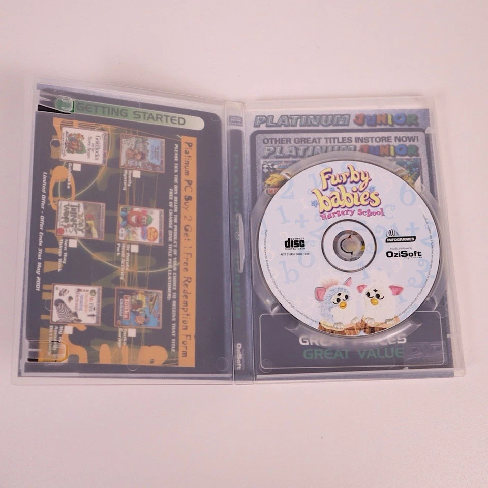Furby Babies - Nursery School PC Game CD-Rom **RARE** GC - Image 3 of 3