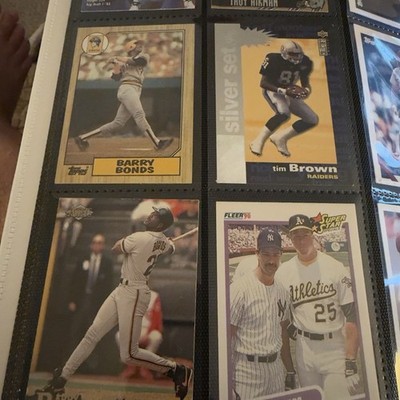 Sports Card Binder Lot 200 + Cards Bowman 1st Rookies Inserts MLB NFL NBA.  | eBay