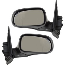 Power Mirror Set For 2003-2010 Saab 9-3 Heated Power Folding Sedan Primed