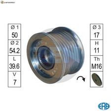 GENERATORFREILAUF ZN5494 FÜR MERCEDES-BENZ M-CLASS/SUV G-CLASS/Cabrio E-CLASS