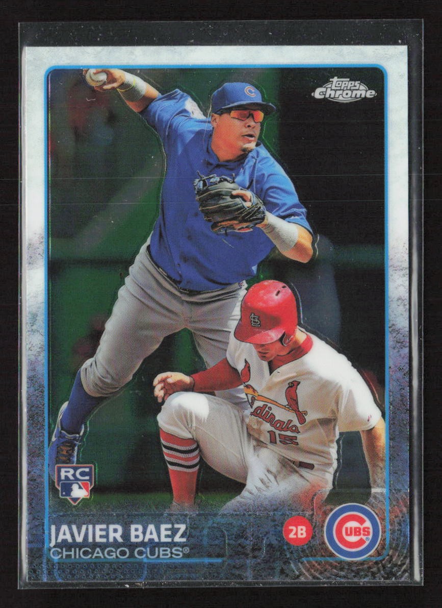 2015 Topps Chrome #89 Javier Baez - NM/MT+ RC