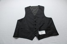 Michael Kors Men's Classic Fit Solid Suit Separates Vest AR8 Black Large