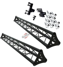 2 PACK Triangle Truss Kit DJ Booth Trussing Section Stage Segment Lighting Stand