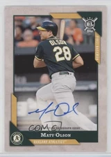 2018 Topps Big League Big League Auto Matt Olson #BLA-MO Auto