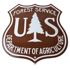 Vintage Forest Service Sign - Agricultural National Park Porcelain Gas Pump Sign
