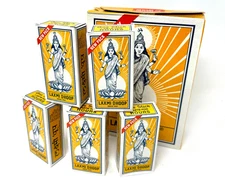 Mysore Sugandhi Laxmi Dhoop Incense 8 Stick Packs From Natural Herbs, Pack Of 6
