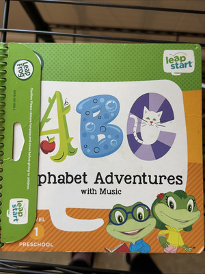 Leap Start Preschool Activity Learning Book Alphabet Adventures with Music